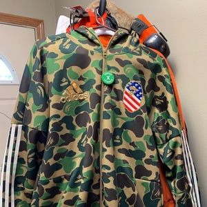 Adidas Camo Full Zip Hoodie